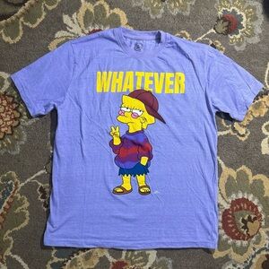 The Simpson women’s purple tee